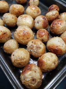 Mini Jacket Potatoes with Sea Salt and Rosemary